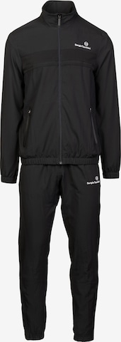 Sergio Tacchini Trainingsanzug 'SPECCHIO' in Schwarz: predná strana