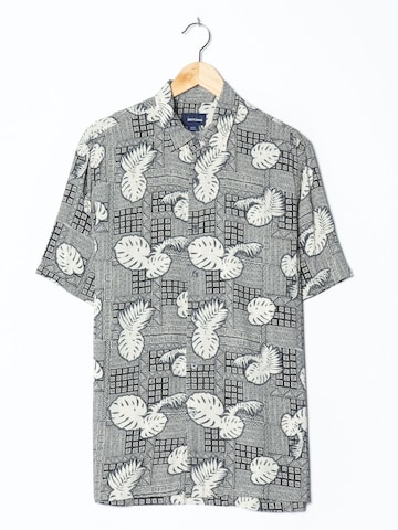 Basic Editions Button Up Shirt in M-L in Grey: front