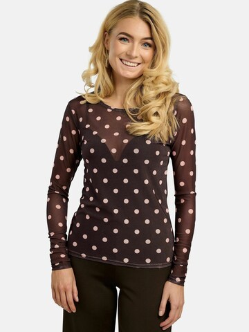 Liberte Essentiel - Top ' MESH ' en lila: frente