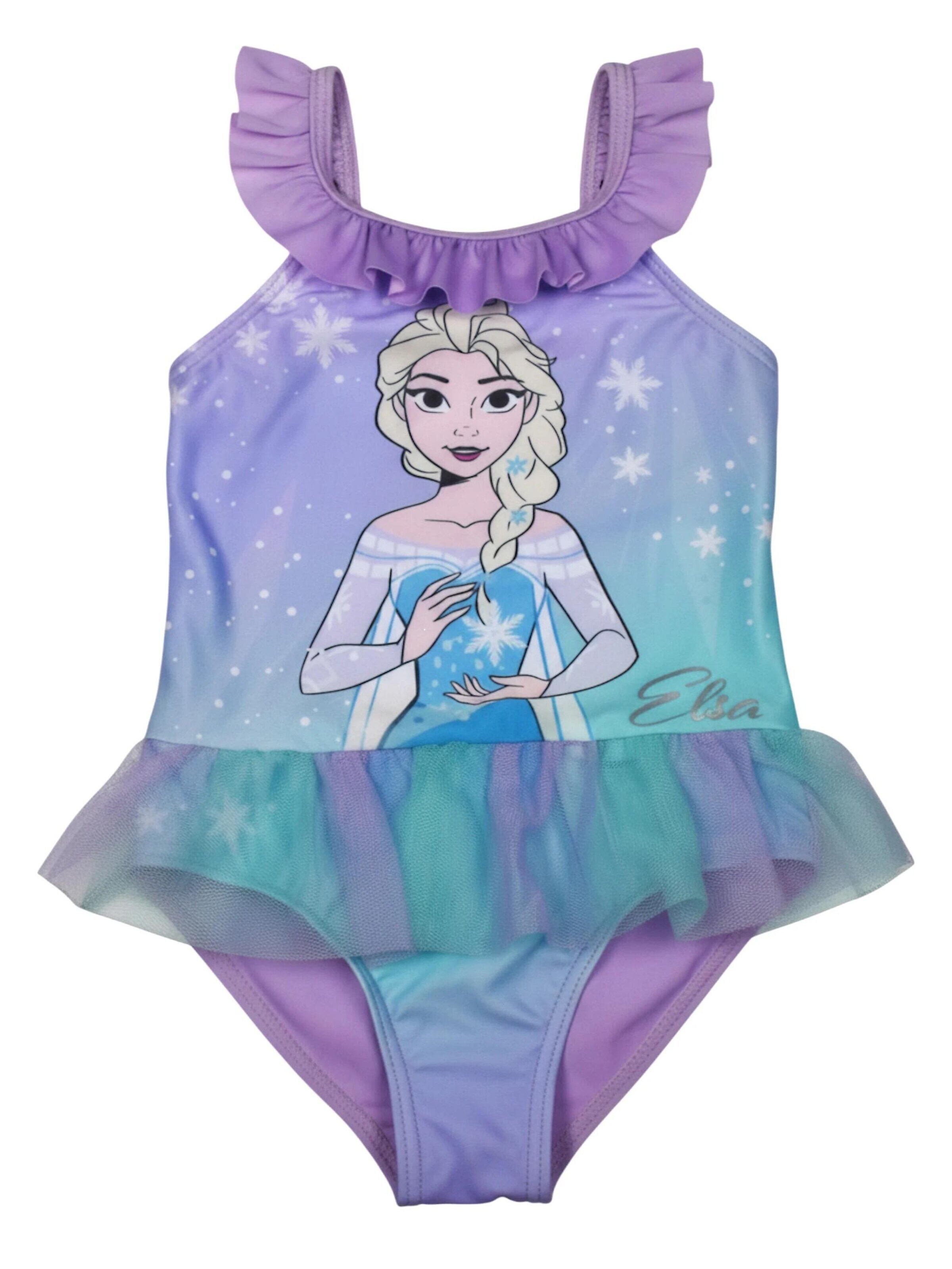 Disney Die Eiskönigin Badeanzug 'Elsa Frozen'‌‌‌‌‌ in Lila