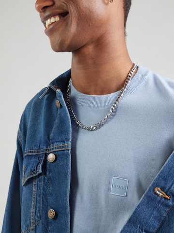 BOSS Sweater 'Kanovano_S' in Blue