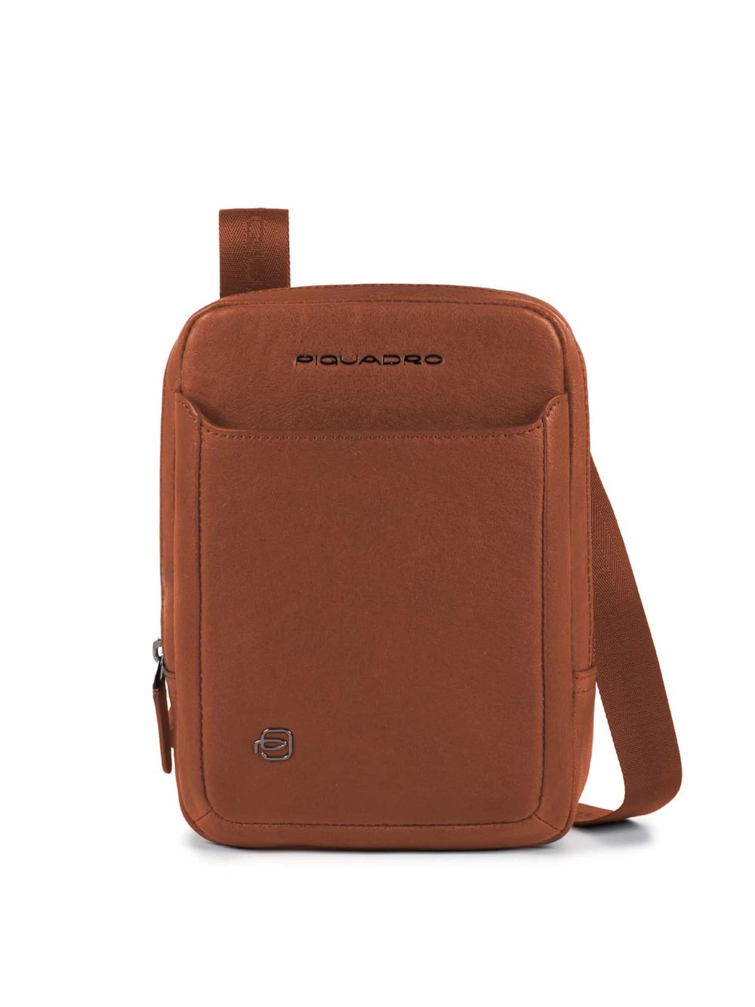 Piquadro Skuldertaske i brun: forside