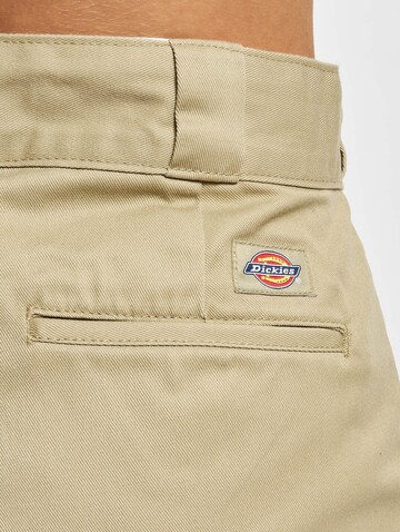 DICKIES Regular Bandplooibroek in Beige