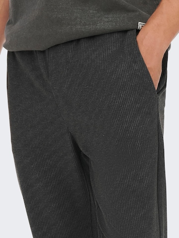 Only & Sons Regular Hose 'Linus' in Schwarz