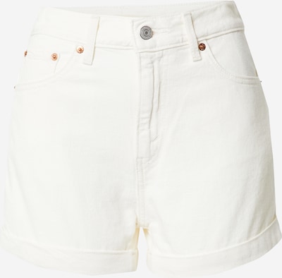 LEVI'S ® Jean 'Mom A Line Short' en blanc denim, Vue avec produit