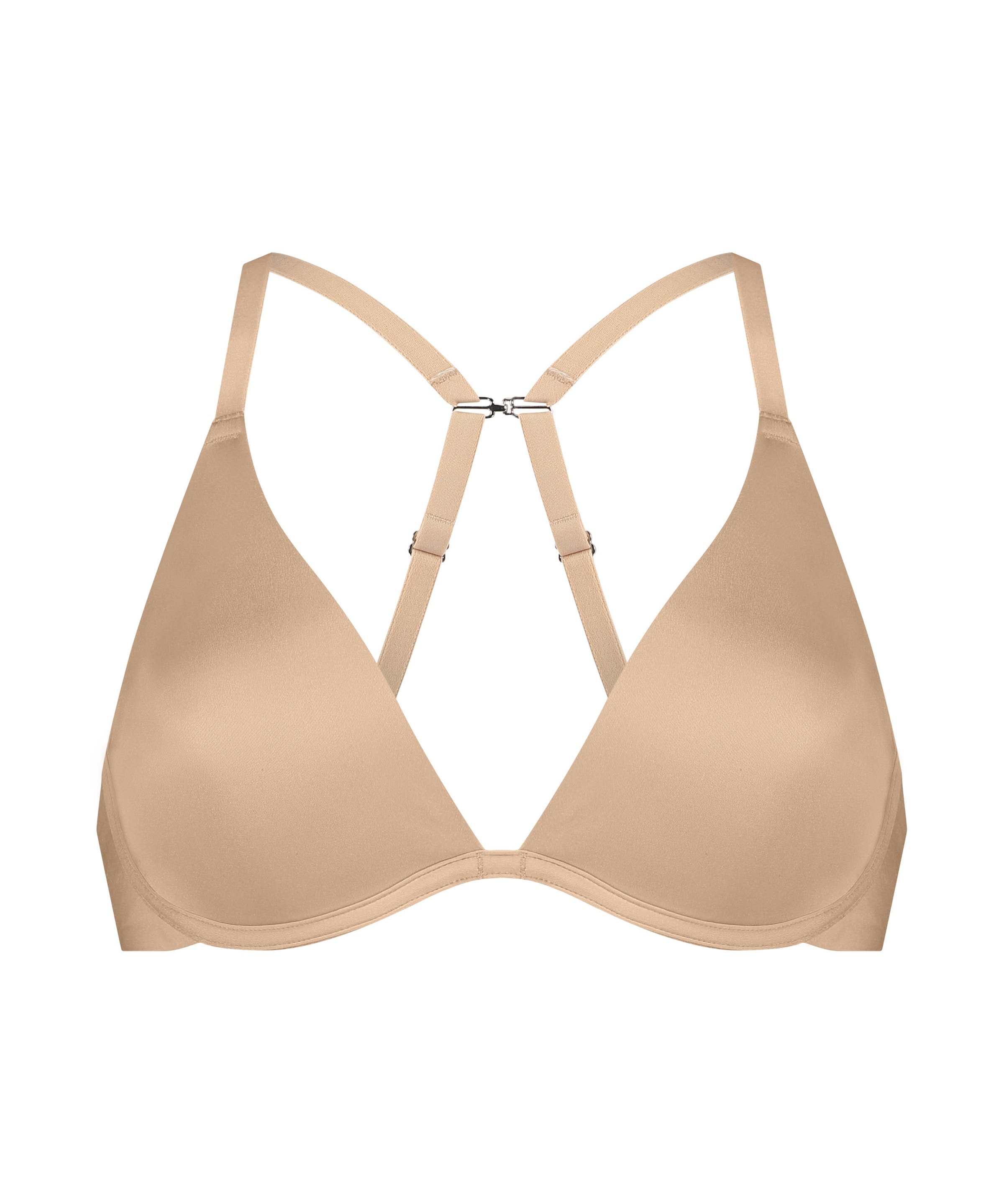 Hunkemöller Треугольник Бюстгальтер в Бежевый: спереди