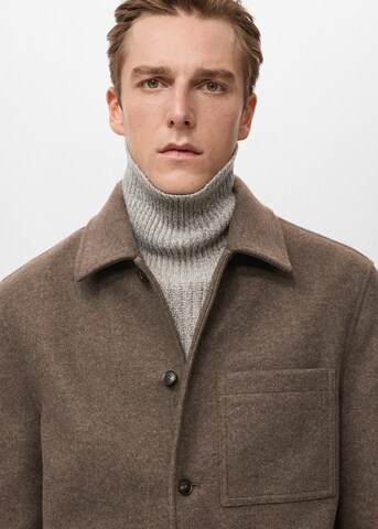 MANGO MAN Between-Season Jacket 'Jamie' in Brown