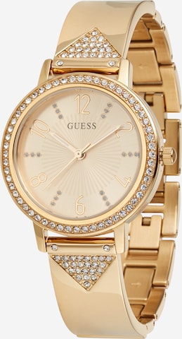 Montre à affichage analogique 'Tri Luxe' GUESS en or : devant
