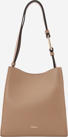 FURLA Чанта за през рамо 'NUVOLA' в кафяво: отпред