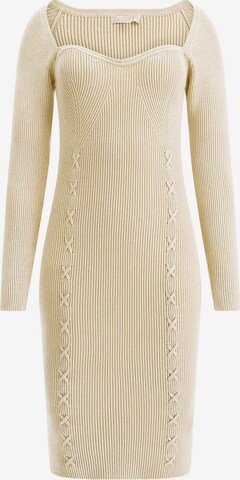 GUESS Strickkleid in Beige: predná strana