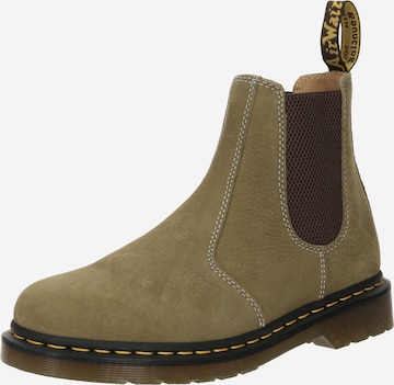 Boots chelsea di Dr. Martens in verde: frontale