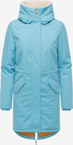 Ragwear Mantel 'Coogle' in Blau: Vorderseite