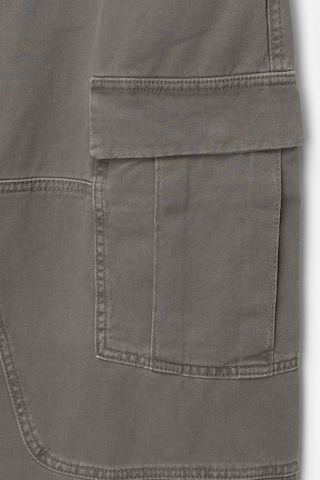 Pull&Bear Bootcut Cargo nadrágok - szürke