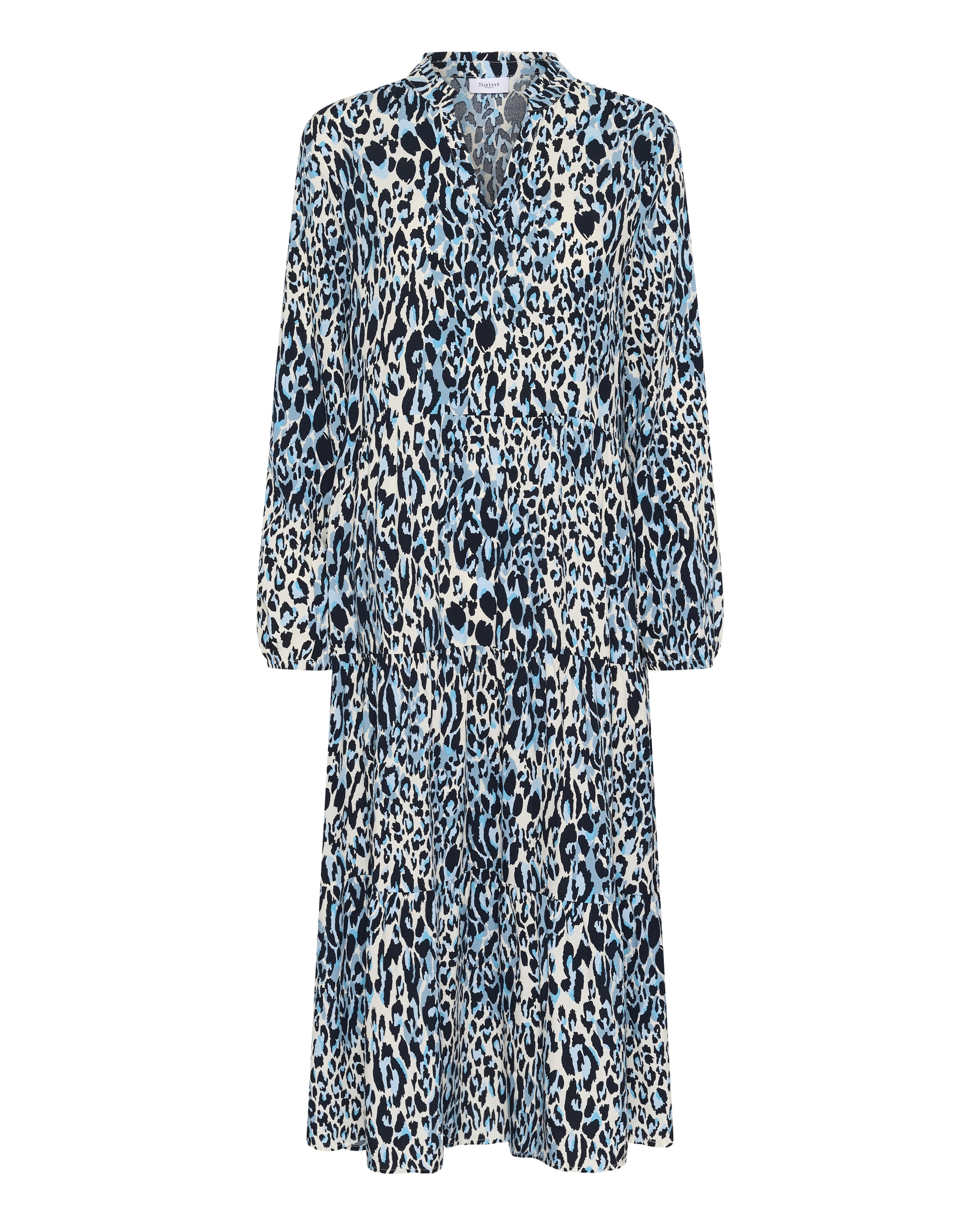 SAINT TROPEZ Blusekjole 'EdaSZ' i blå: forside