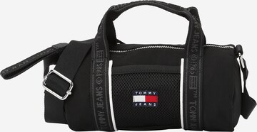 Borsa da viaggio 'HERITAGE' di Tommy Jeans in nero: frontale