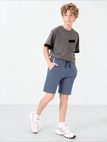 Tommy Life tavaline Püksid 'TOMMY Jugend-Shorts Aus Baumwollmischung', värv sinine