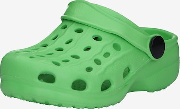 Chaussures ouvertes PLAYSHOES en vert : devant