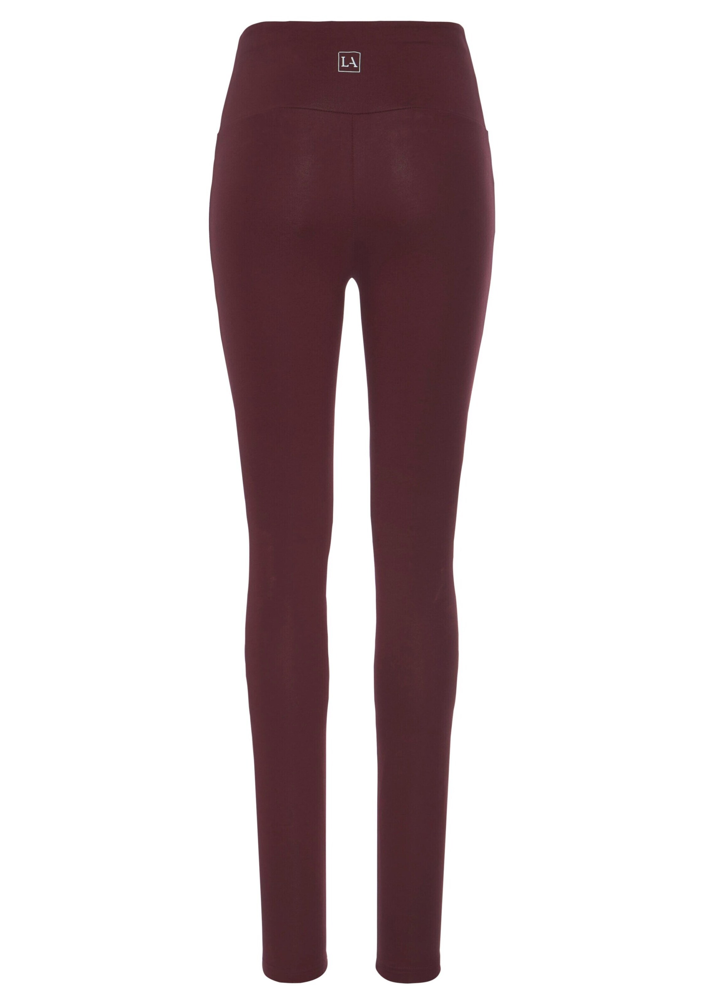 LASCANA Regular Leggings in Red