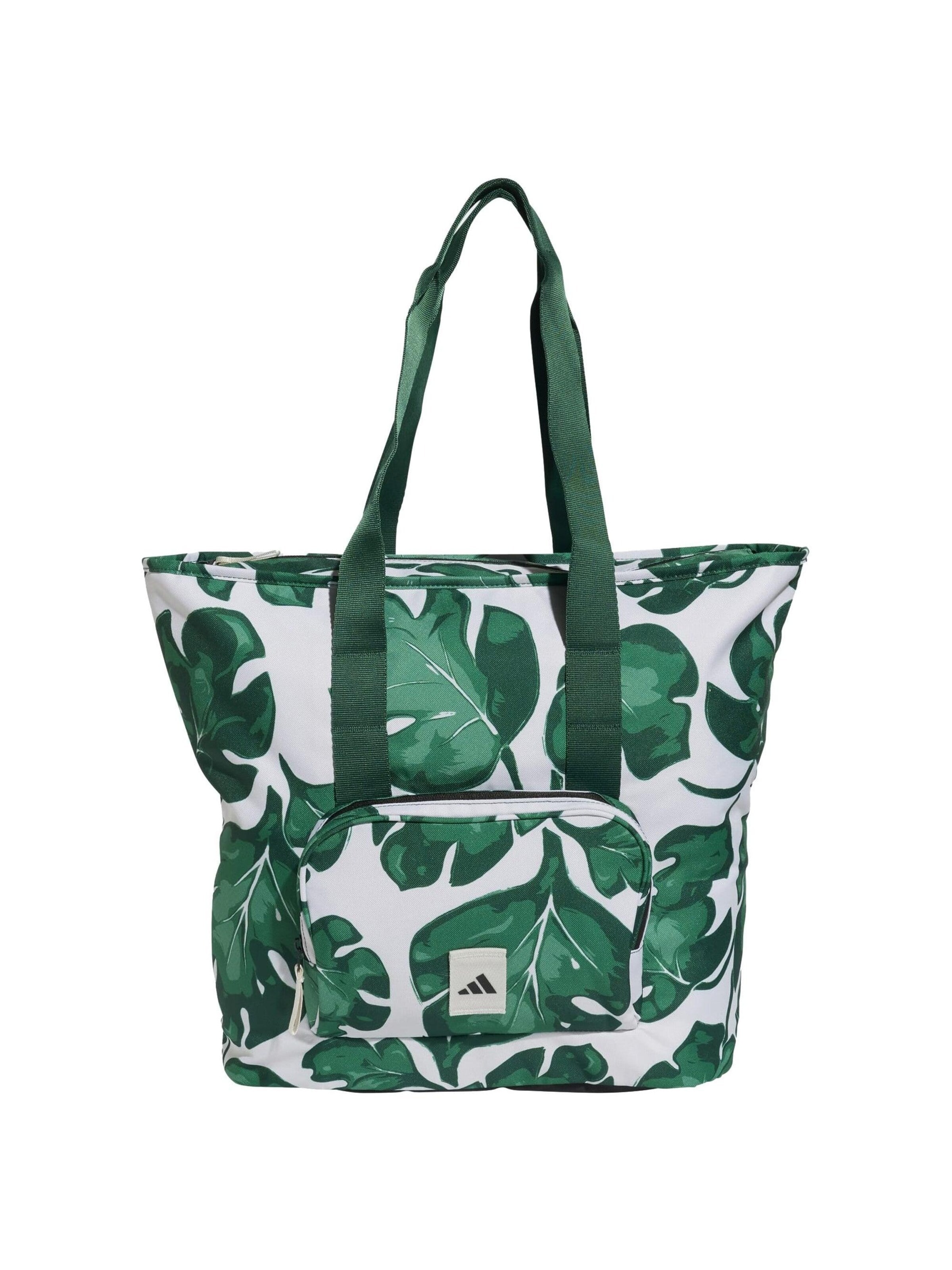 ADIDAS ORIGINALS Shopper 'Leaf Print' in Green: front