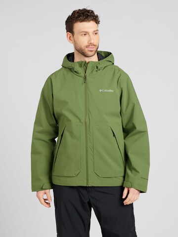 COLUMBIA Athletic Jacket 'Altbound' in Green: front