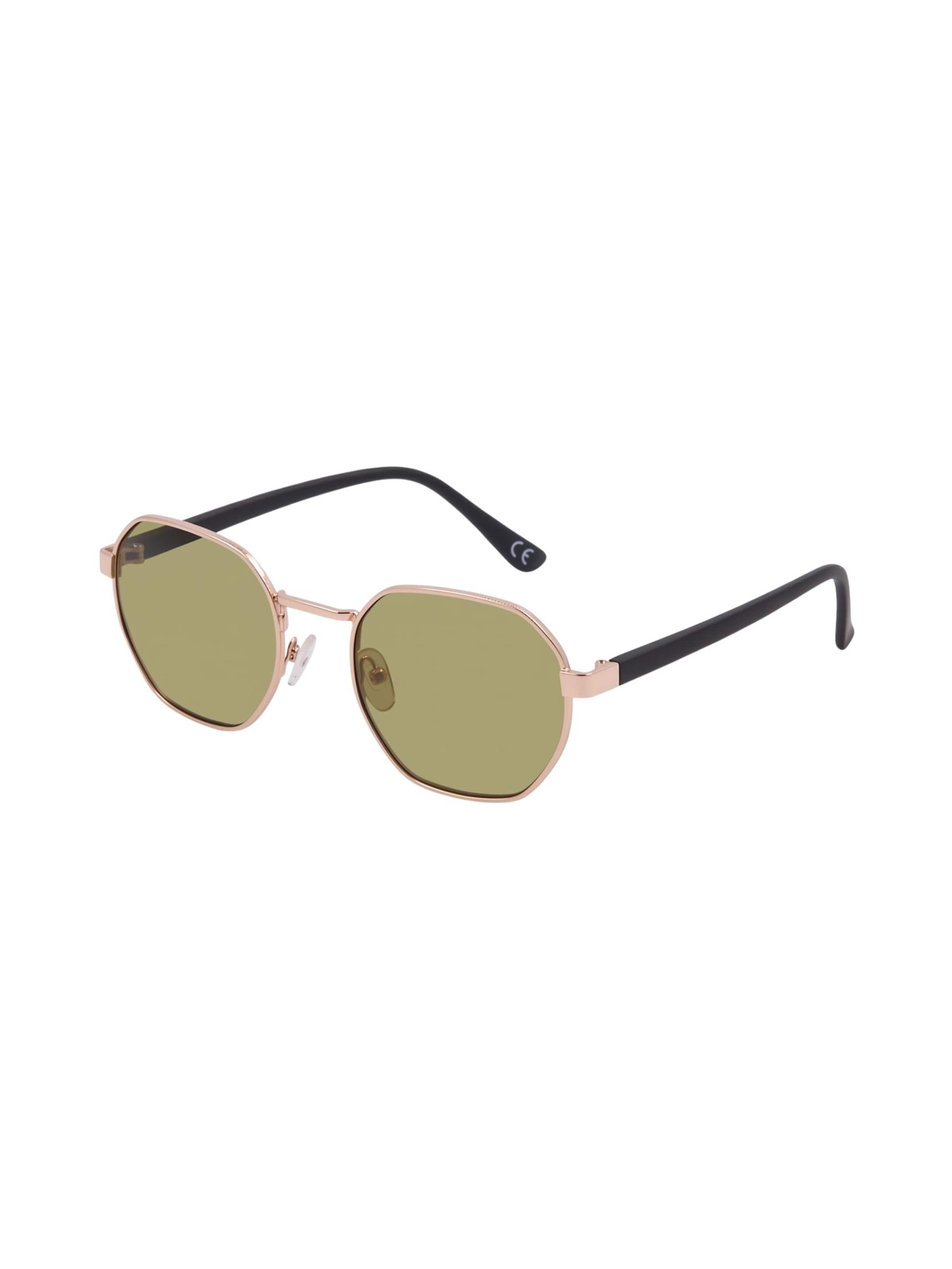 Maxte Sunglasses 'Solo-Solis Classic Hexagon Sonnenbrille' in Green: front