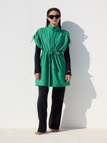 MANUKA Swimsuit dress in Green: front