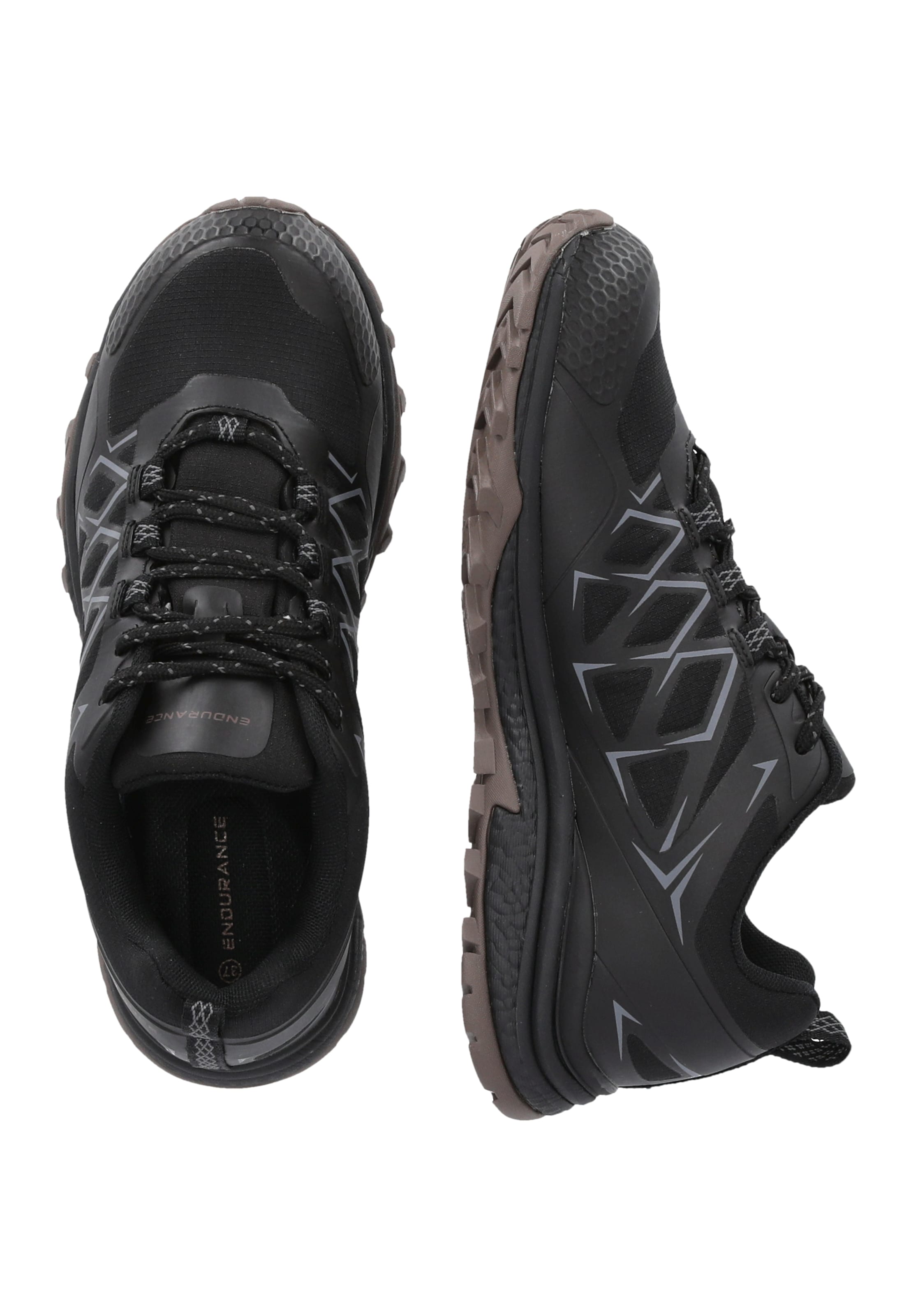 ENDURANCE Lage schoen 'Tingst' in Zwart