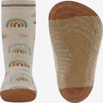 Kojinės iš EWERS, spalva – marga smėlio spalva / ruda / šviesiai žalia, Prekių apžvalga