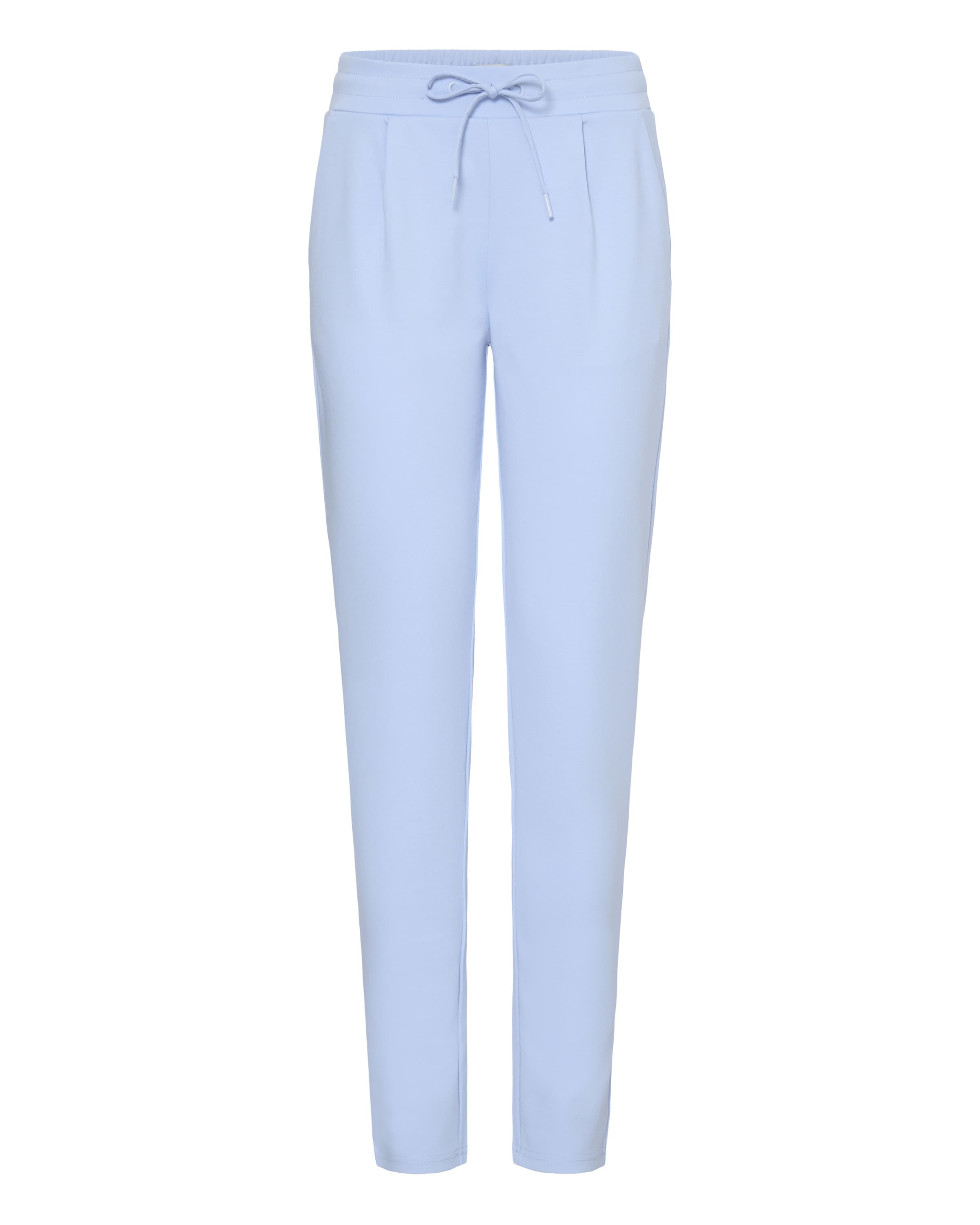 ICHI - Slimfit Calças com pregas ' Kate ' em azul: frente