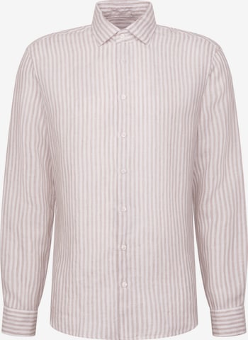 SEIDENSTICKER Hemd in Beige: Vorderseite