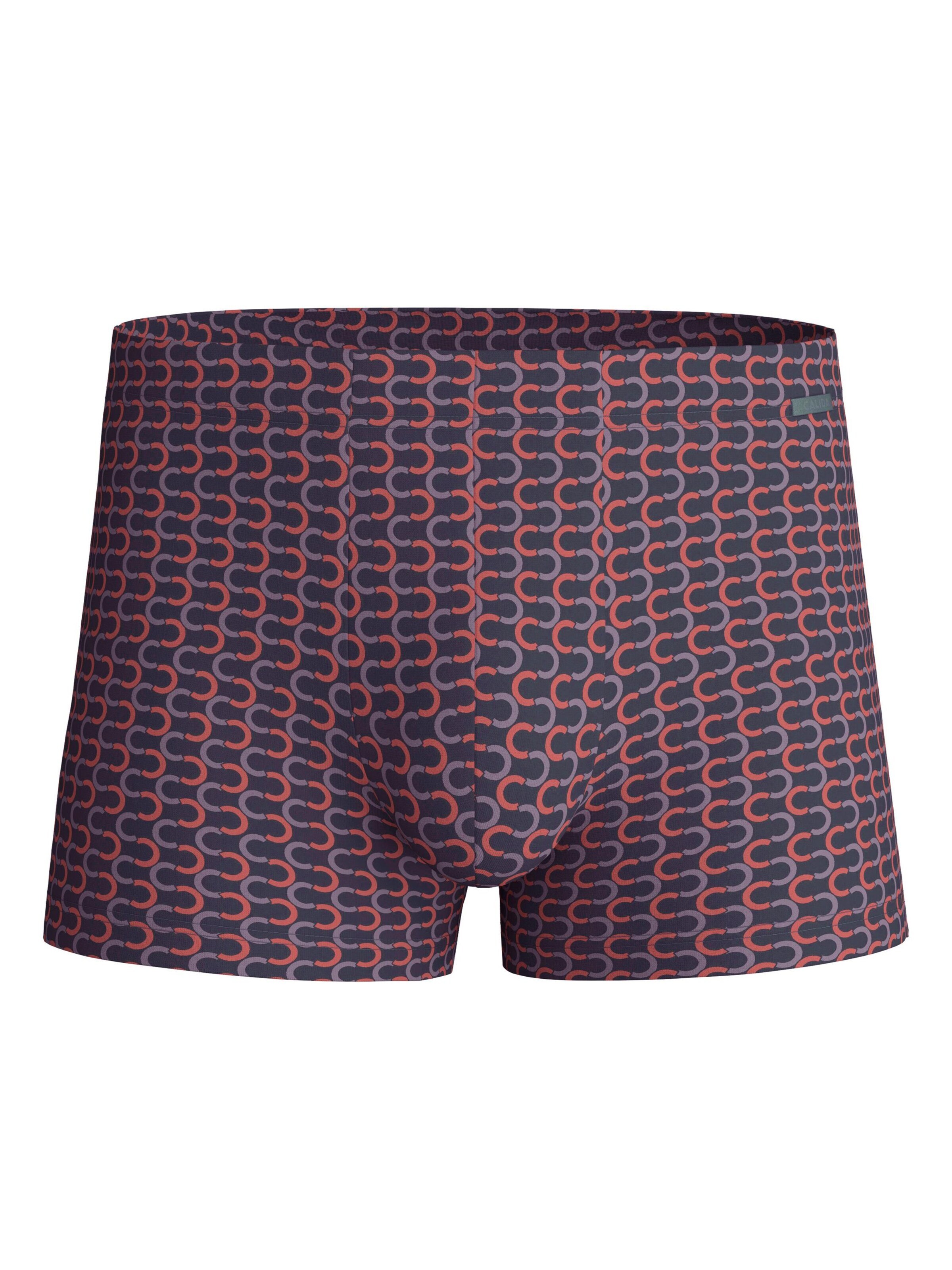 CALIDA Boxer shorts 'Grafic Cotton' in Grey: front