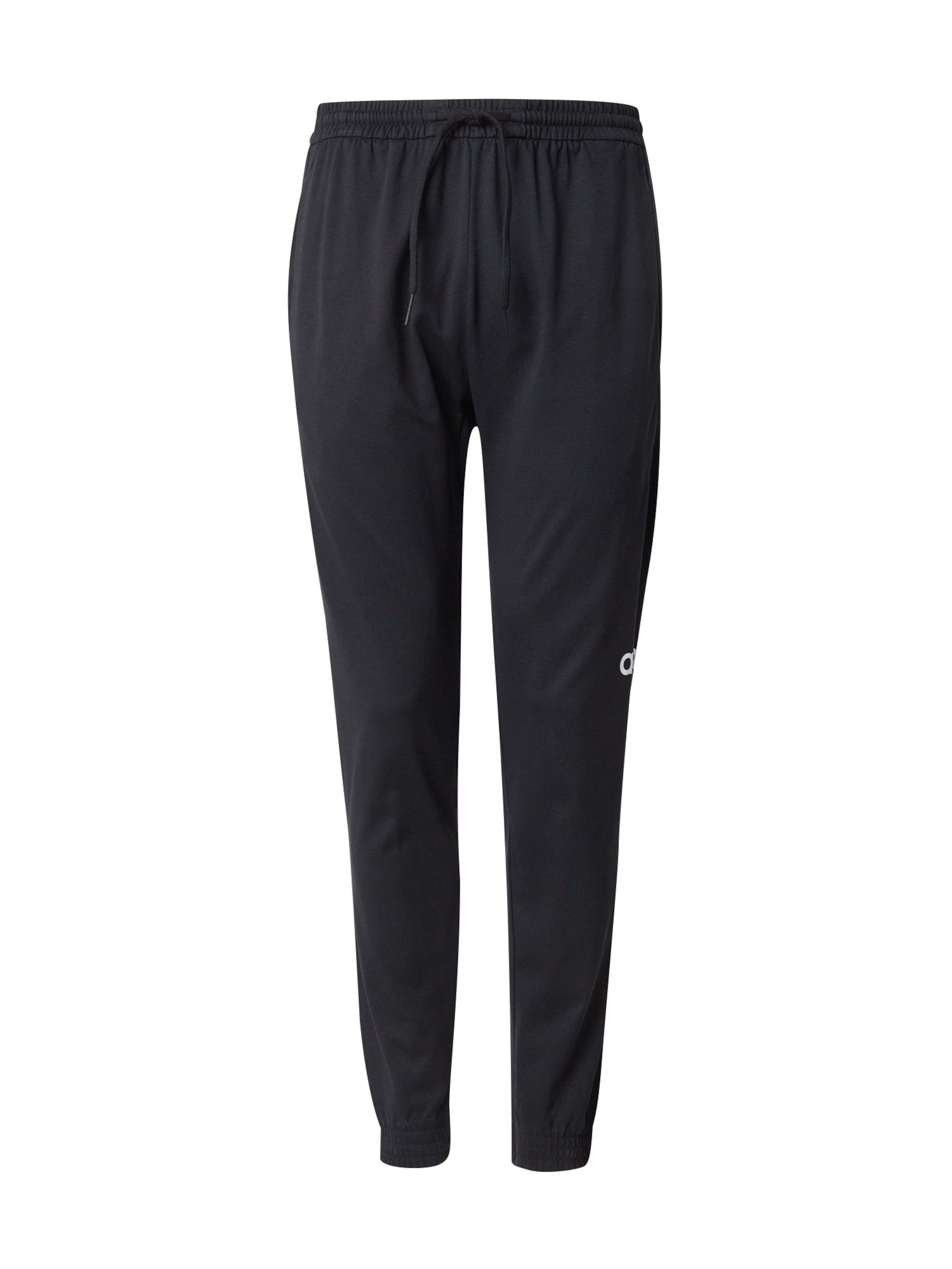 ADIDAS SPORTSWEAR Ozke Športne hlače | črna barva: sprednja stran