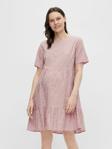 Pieces Maternity Summer Dress 'Trine' in Purple: front