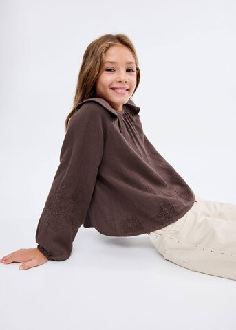 MANGO KIDS Blouse 'Maggie' in Brown