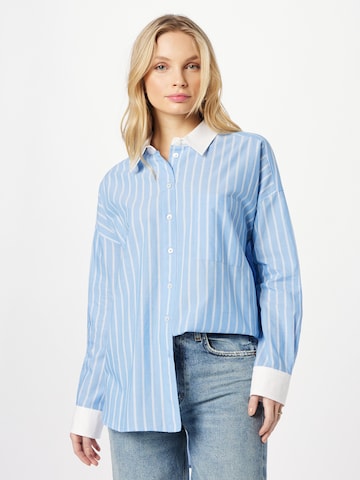 DRYKORN Blouse 'Aake' in Blue: front