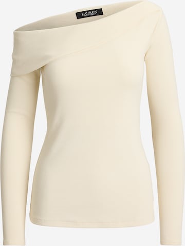 Lauren Ralph Lauren Μπλουζάκι σε μπεζ: μπροστά