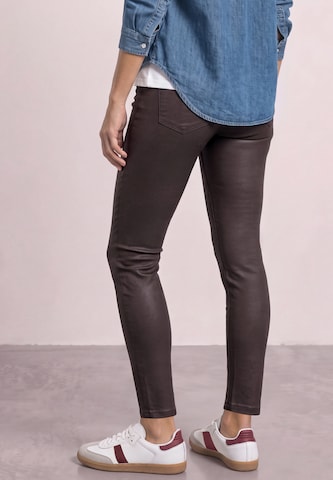 STREET ONE Skinny Kalhoty 'York' – červená