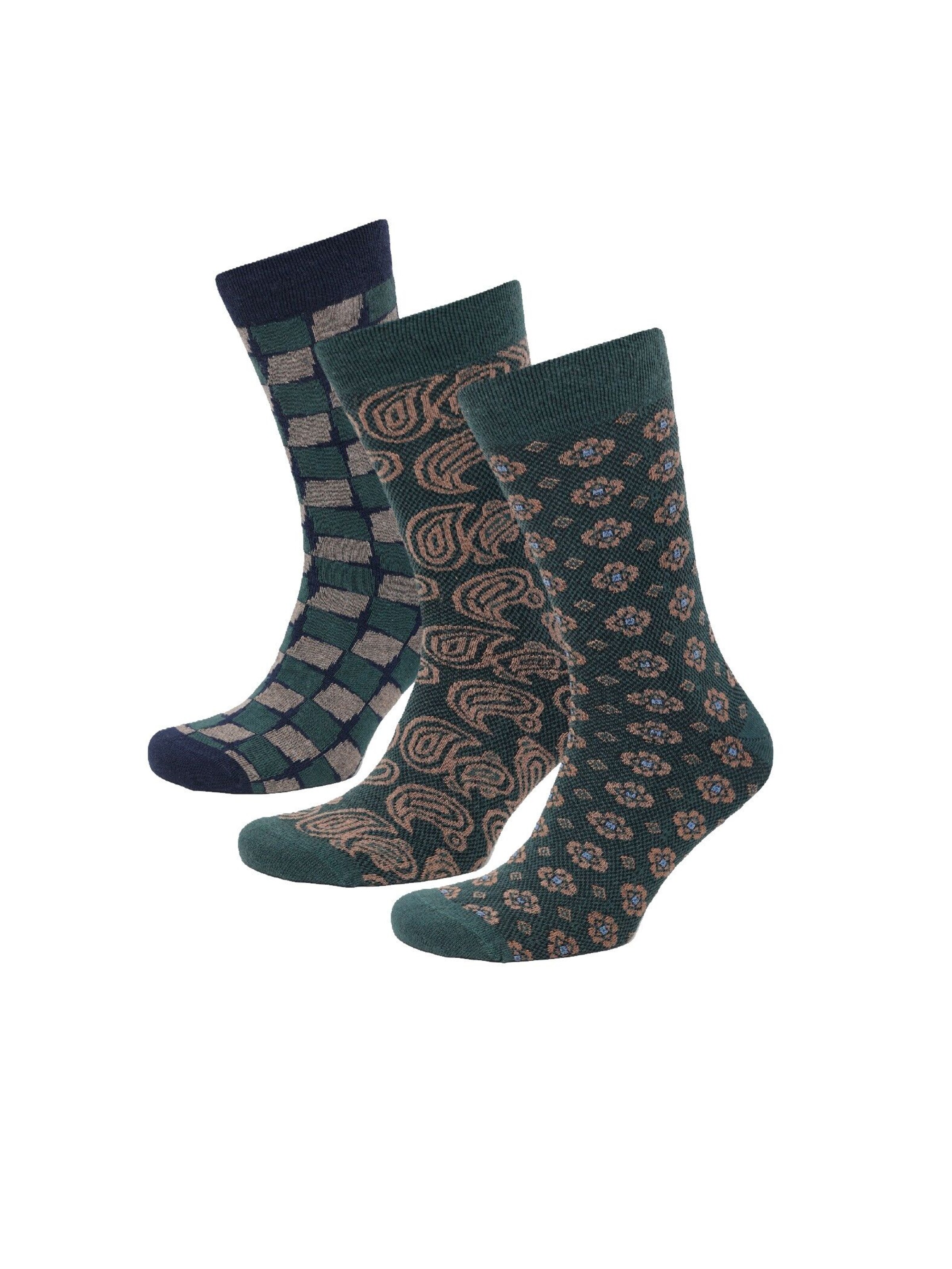 Chaussettes Real Guys en vert : devant