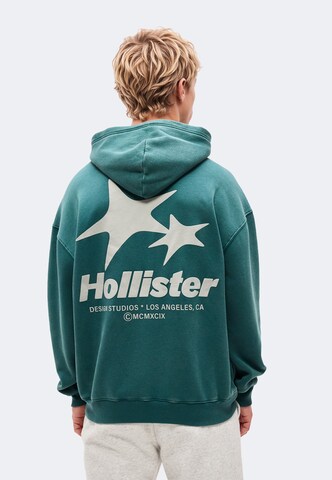 HOLLISTER Sweatshirt in Grün: Vorderseite