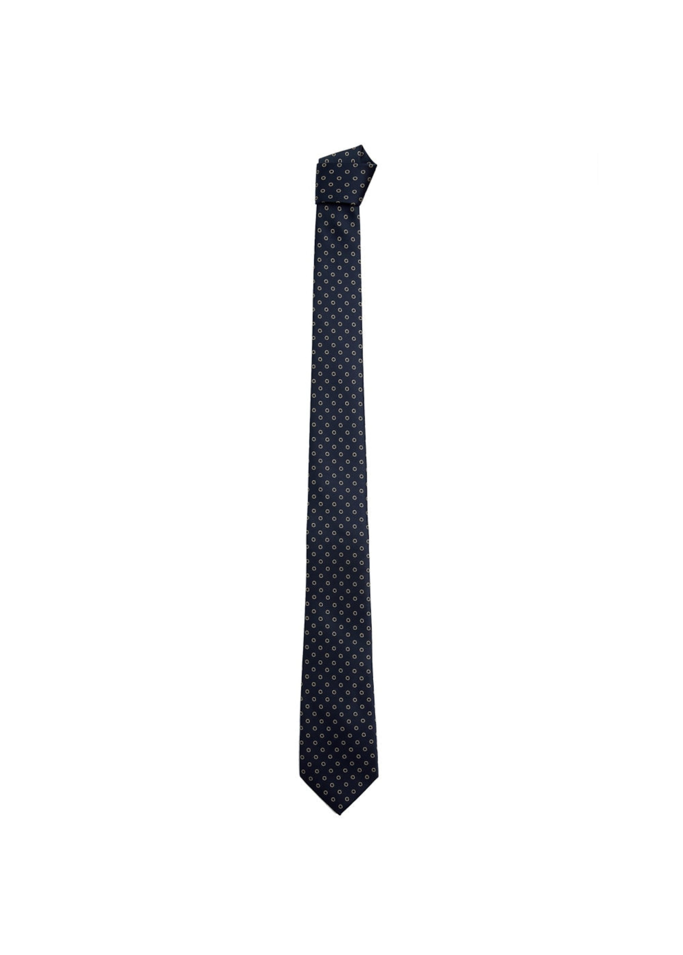 Männer Anzug - Accessoires MANGO MAN Krawatte in Nachtblau - IA09795