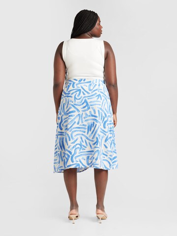 Gonna 'PCARLEM' di PIECES Curve in beige