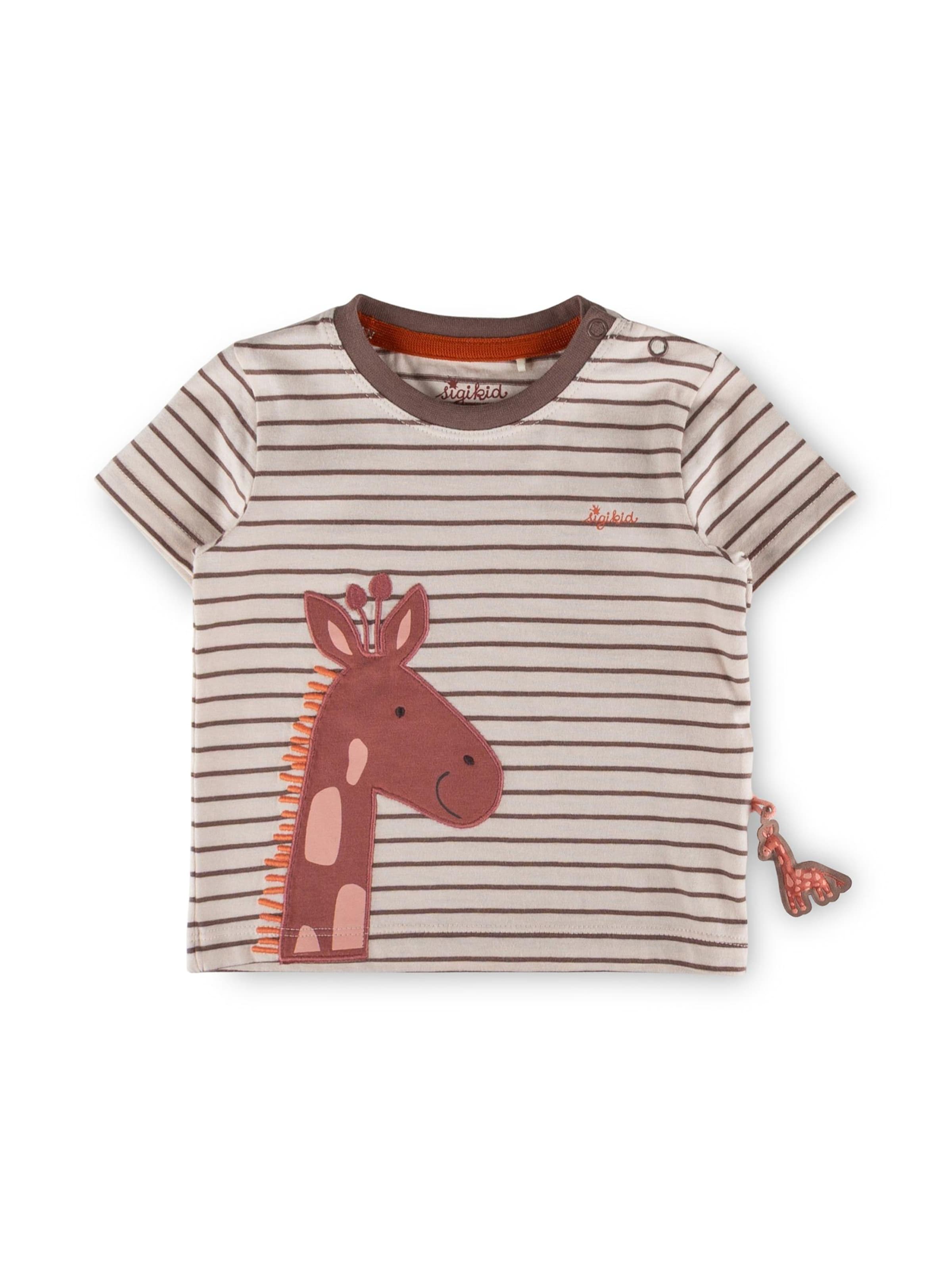 SIGIKID Shirt 'T-Shirt Savanne'‌‌‌‌‌‌‌‌ in Braun: Vorderseite