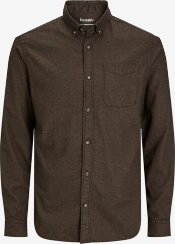 Chemise 'CLASSIC' JACK & JONES en marron : devant