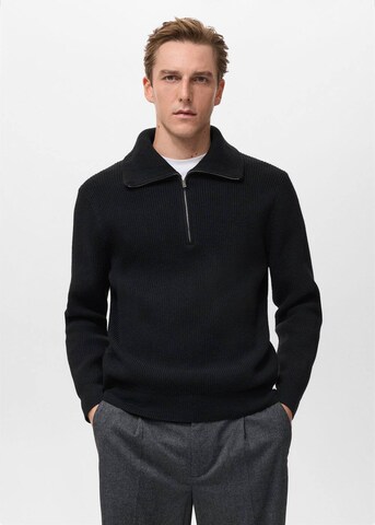 MANGO MAN Sweater 'Parkyd' in Black: front
