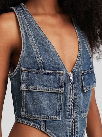 Bershka Vest in Blue