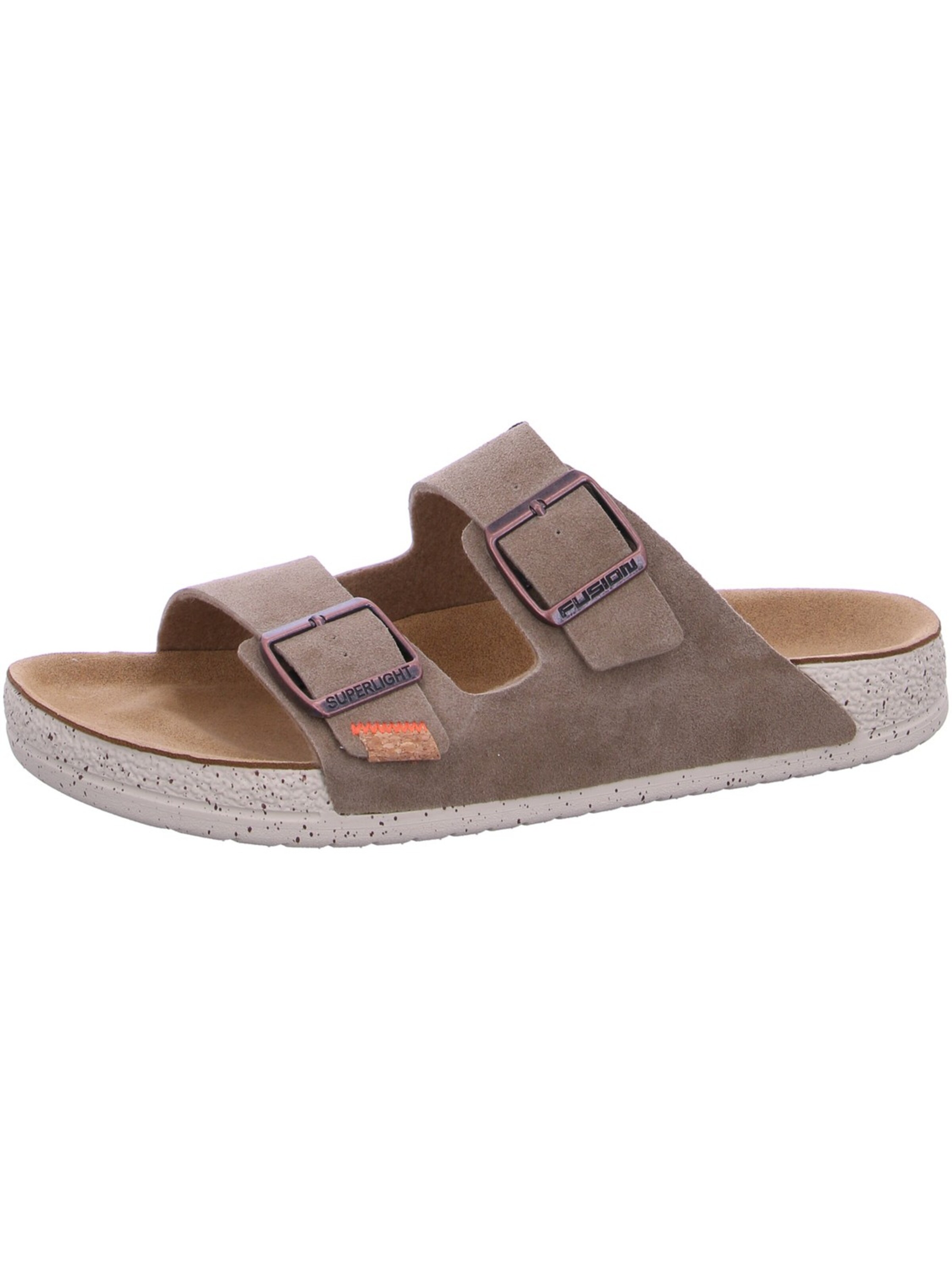 Fusion Pantolette‌‌ in Beige: Vorderseite