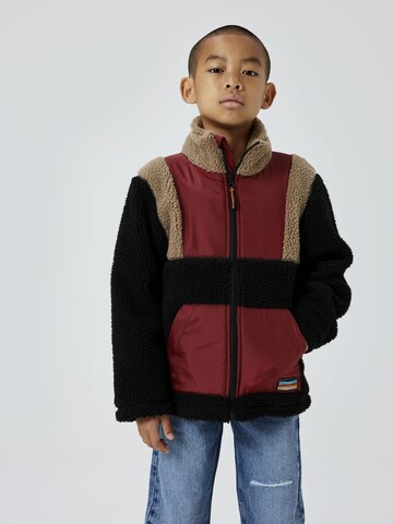NAME IT Fleece jacket 'NKMMilano' in Black: front