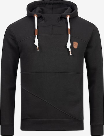 INDICODE JEANS Sweatshirt 'Meza' in Black: front