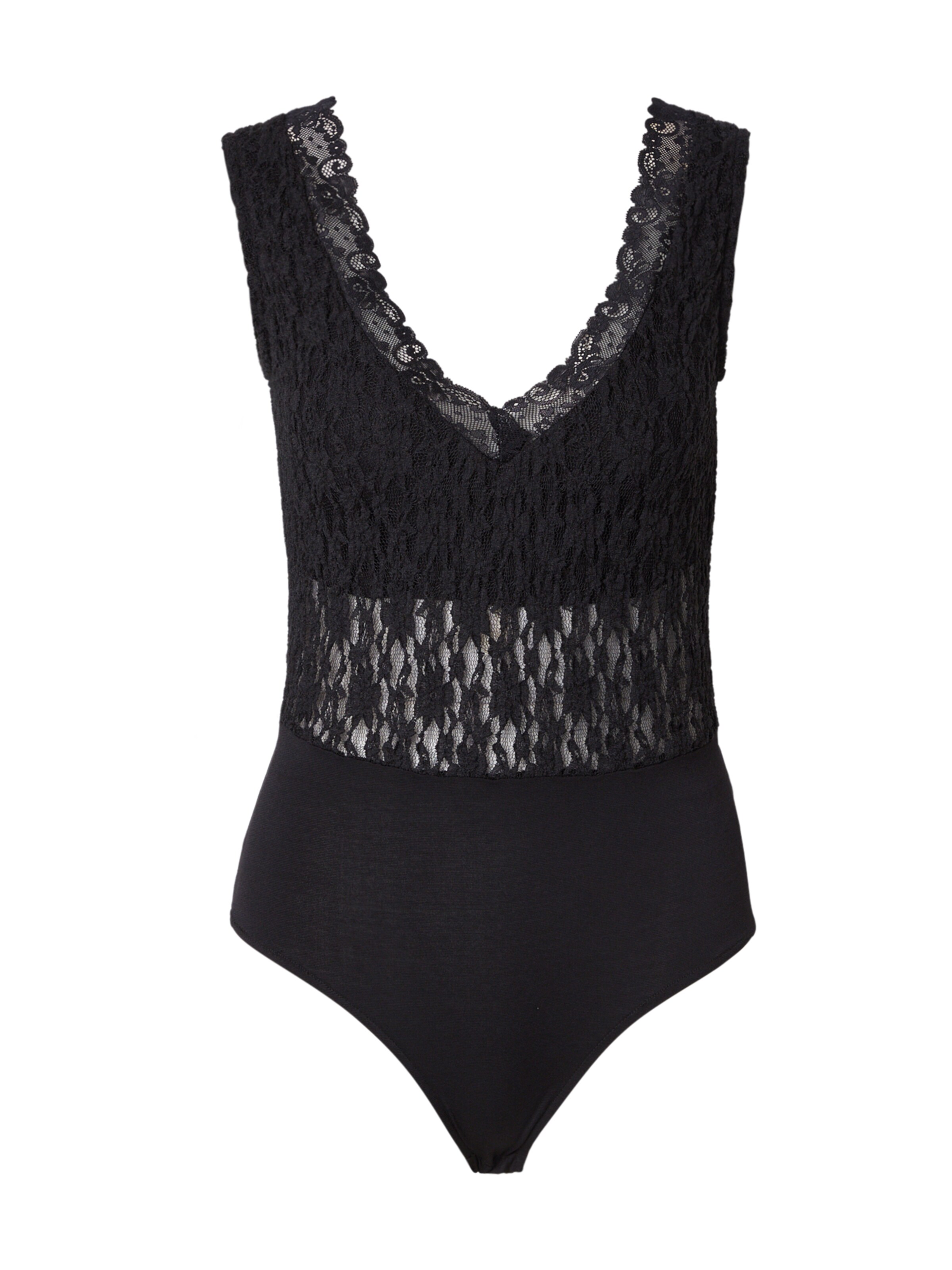 Shirtbody 'Ilse' ABOUT YOU en noir : devant