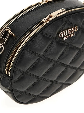 Sac à bandoulière 'Guess Sac Bandoulière Cruise Vibe Top Zip Black' GUESS en noir